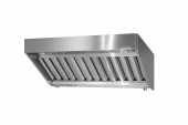 Зонт вытяжной полуоткрытый ЗВПн - 900х800х400 Norma Inox, пристенный